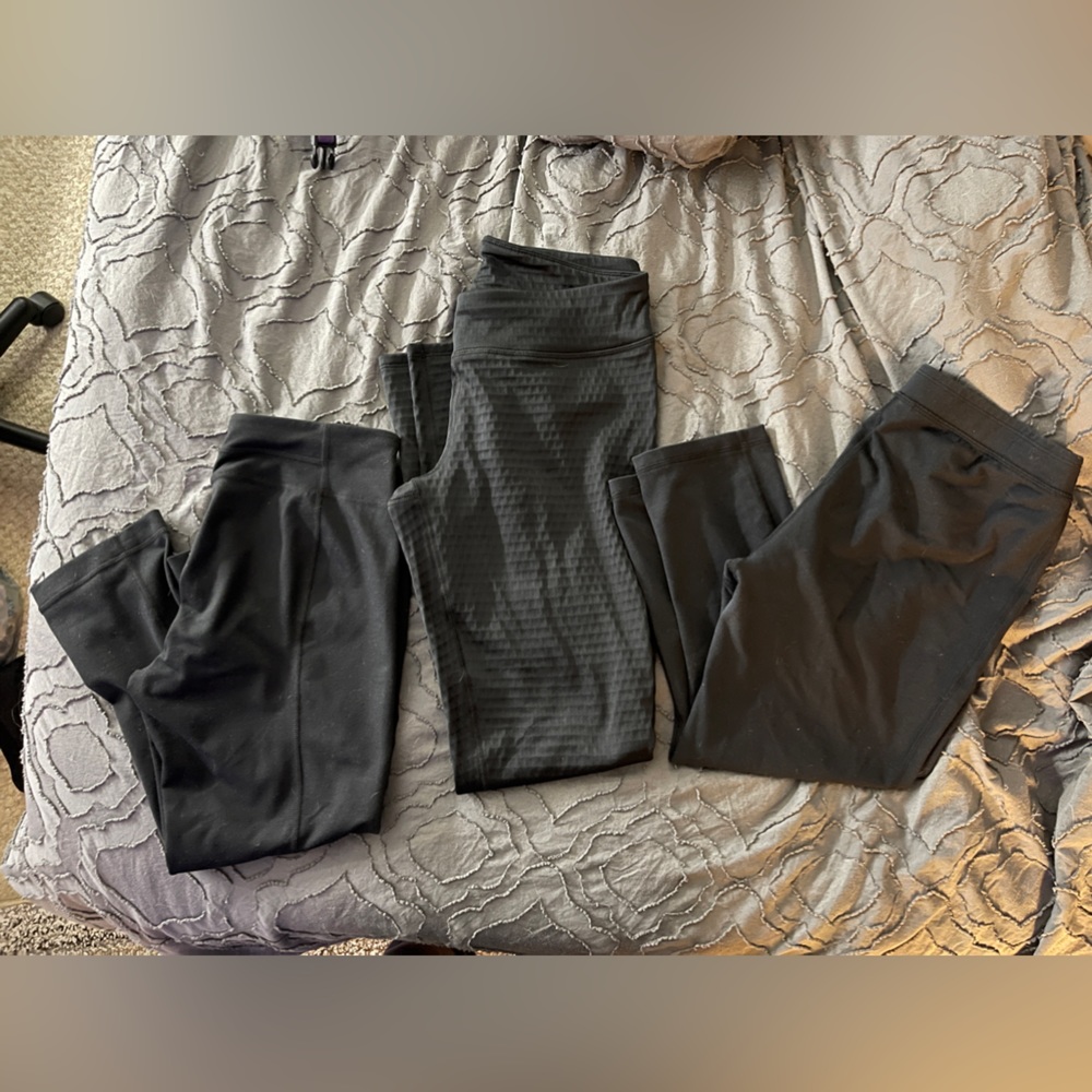 3 pairs of Under Armour leggings size Medium